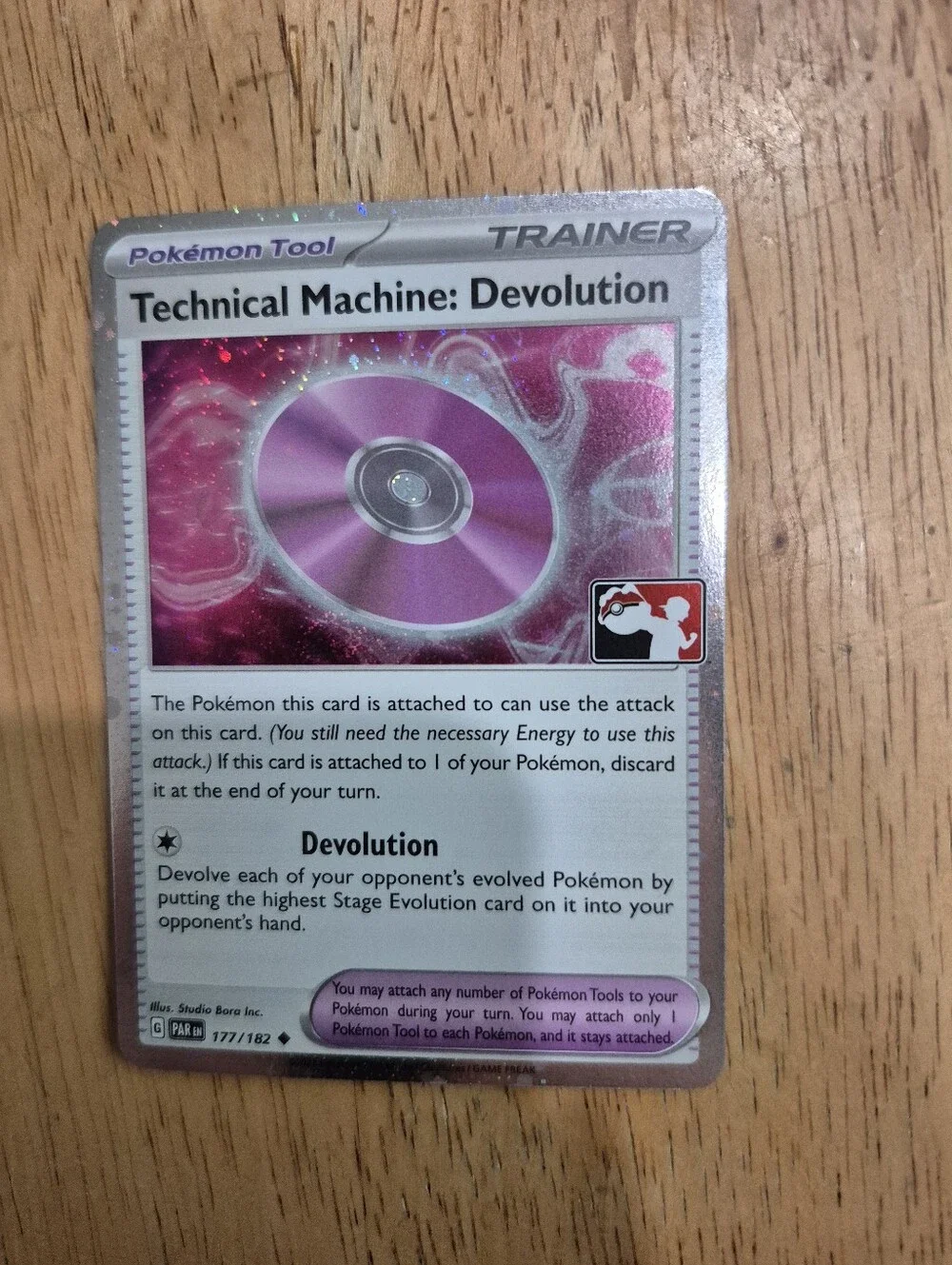 QTY 4 Pokemon Tool Trainer Card - Technical Machine: Devolution